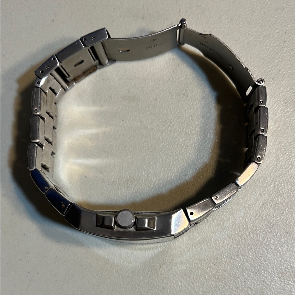 Guess Silver Rectangular Stainless Steel Watch - Picture 2 of 6